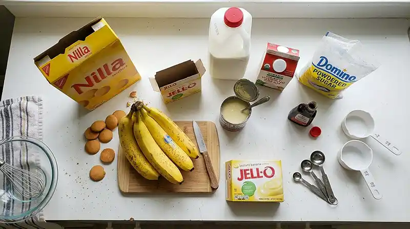 No-Bake Banana Pudding Trifle 3 Ingredients for No-Bake Banana Pudding Trifle