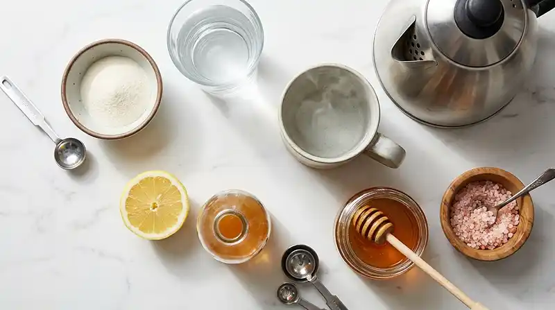 Ingredients for dr gupta gelatin recipe