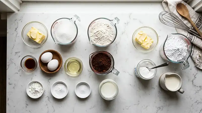 Ingredients for oreo cakesters