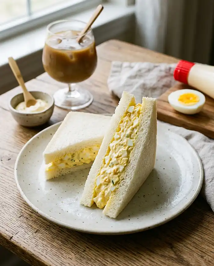 Japanese Egg Salad Sandwich Recipe