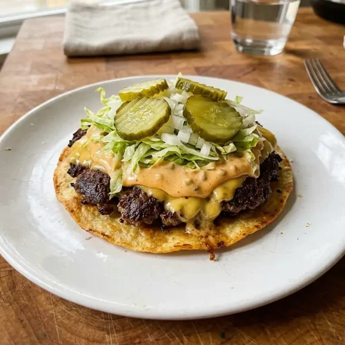 Keto Big Mac Smash Burgers