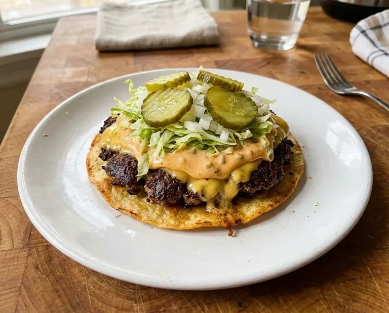 Keto Big Mac Smash Burgers