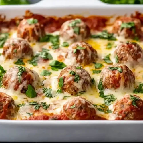 Keto Meatball Parmesan Casserole 2 Keto Meatball Parmesan Casserole