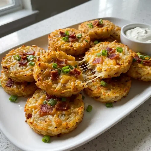 Loaded Hashbrown Bites Appetizers