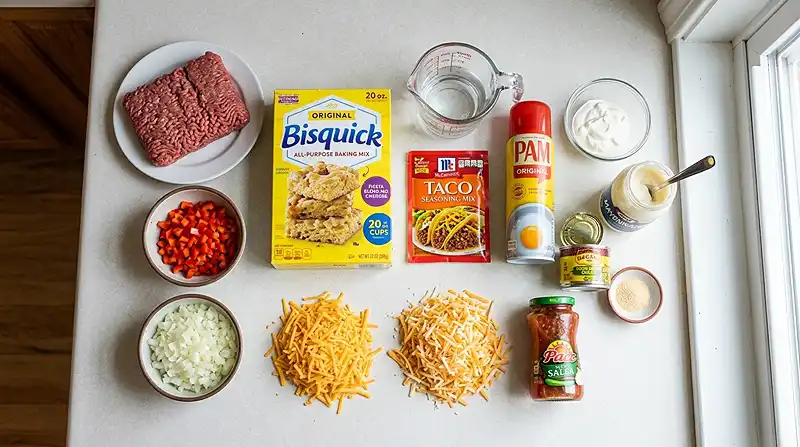 Main ingredients for Cattle Drive Casserole