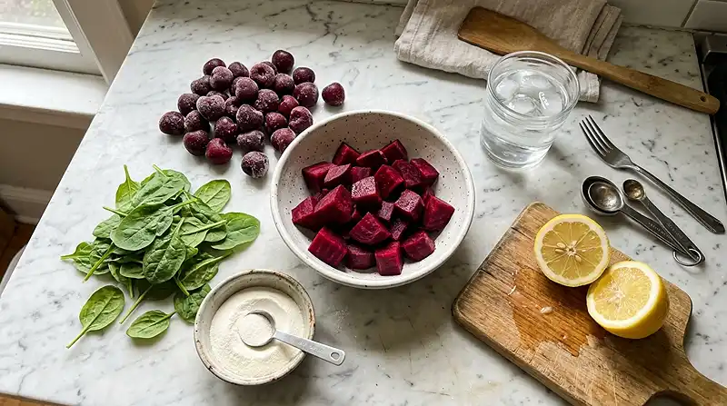 Cherry Collagen Smoothie 3 Main ingredients for Cherry Collagen Smoothie