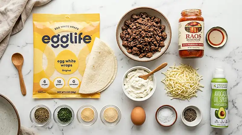 egg white wrap lasagna​