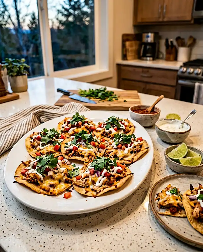 Mexican Rotisserie Chicken Tostadas Recipe
