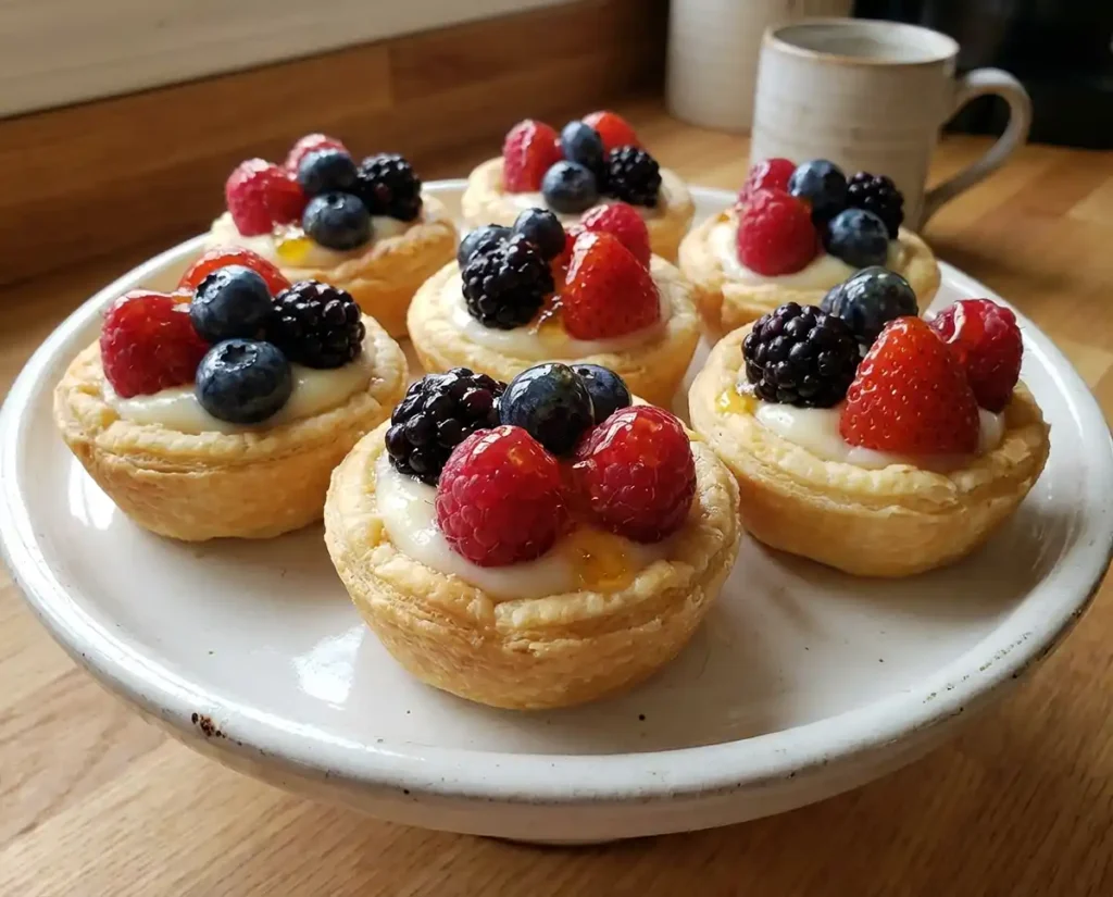 Mini Fruit Tarts with Puff Pastry