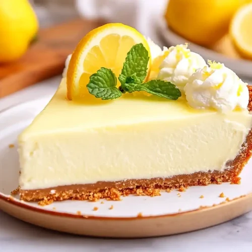 No-Bake Lemon Icebox Pie