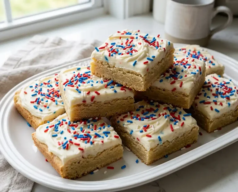 Patriotic Sugar Cookie Bars