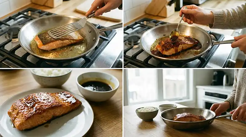 15-Minute Teriyaki Salmon Bowls 4 Preparing the 15-Minute Teriyaki Salmon Bowls