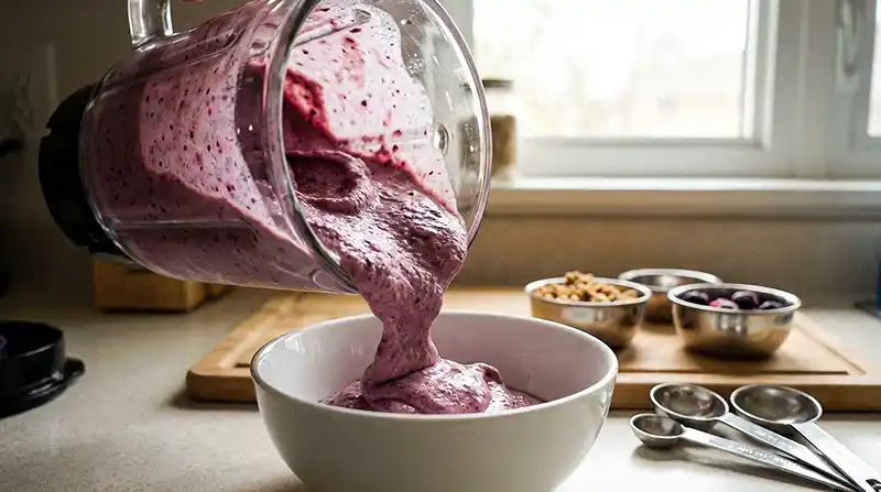 Preparing the Protein Smoothie Bowl