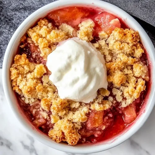 Rhubarb Crisp
