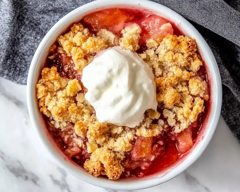 Rhubarb Crisp