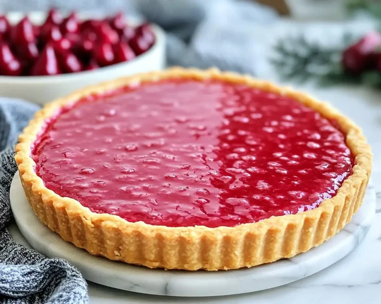 Rhubarb Custard Tart
