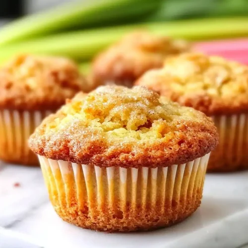 Rhubarb Muffins