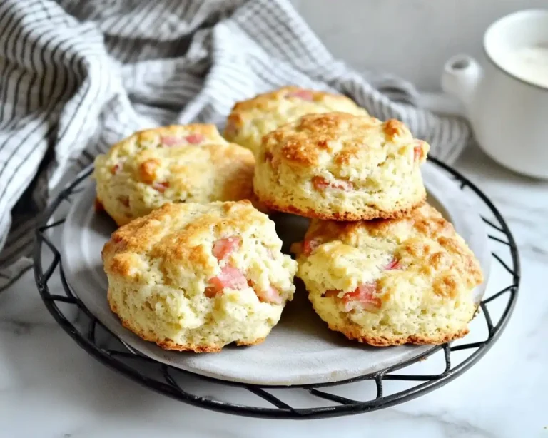 Rhubarb Scones