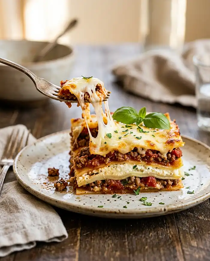 keto lasagna with egg white wraps​