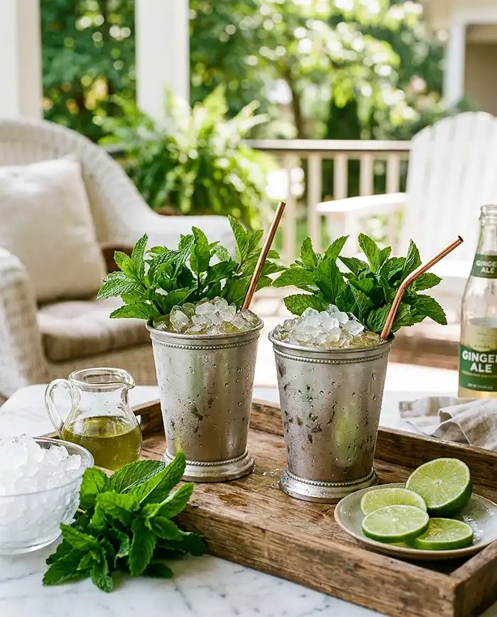 mint julep mocktail​