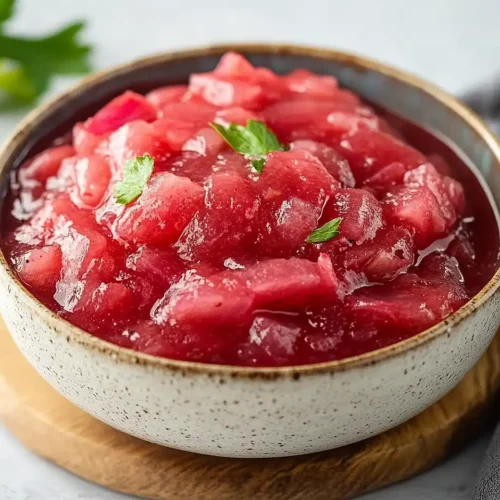3-ingredient Stewed Rhubarb