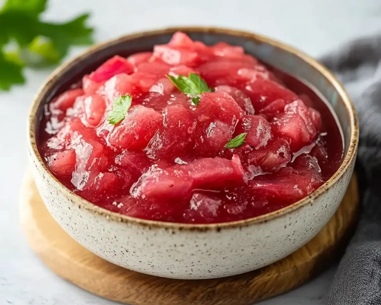 3-ingredient Stewed Rhubarb