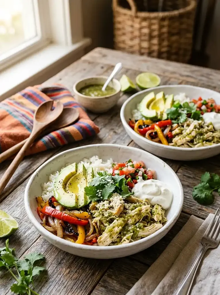 5-Ingredient Chicken Fajita Bowls 5 5 Ingredient Chicken Fajita Bowls