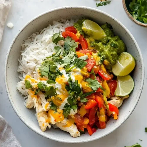 5-Ingredient Chicken Fajita Bowls 2 5-Ingredient Chicken Fajita Bowls