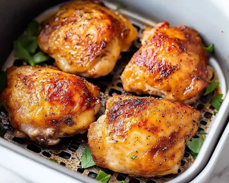 Air Fryer Crispy Chicken Thighs