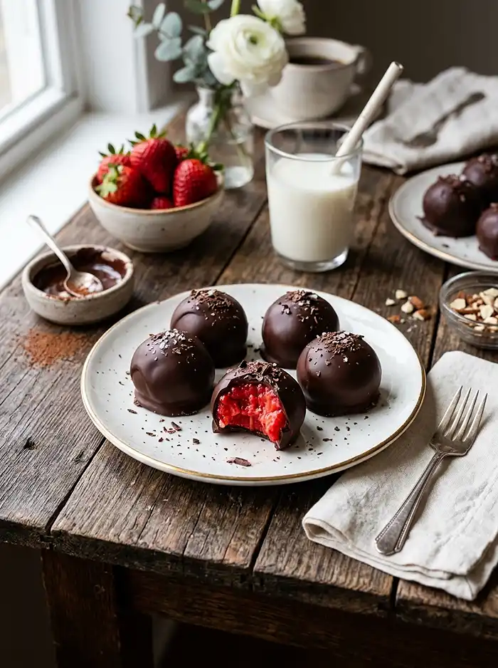 Chocolate Covered Strawberry Bites Recipe