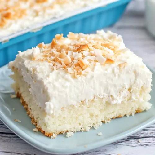 Coconut Cream Poke Cake