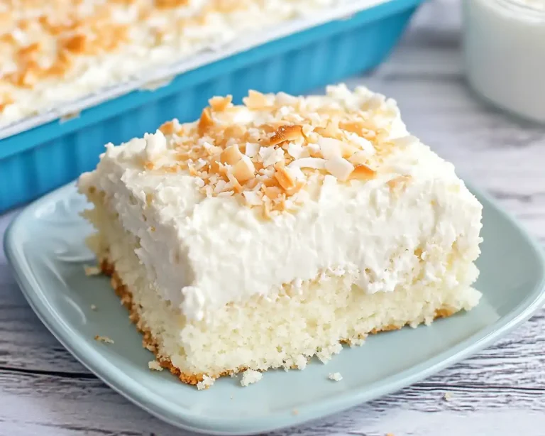 Coconut Cream Poke Cake