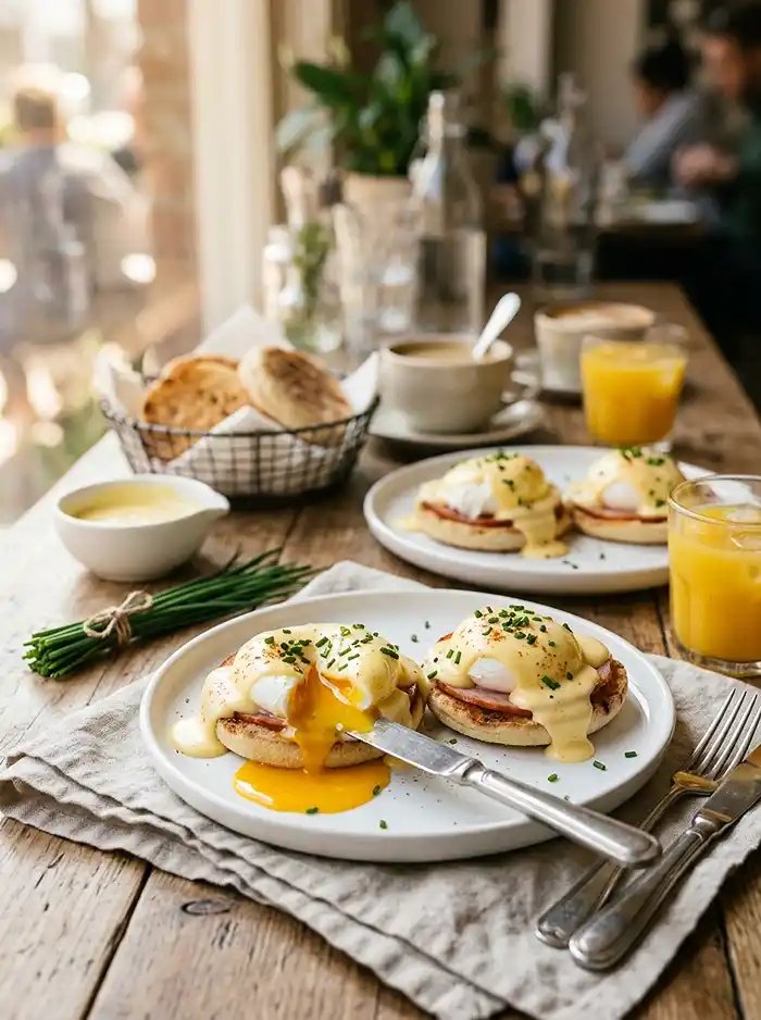 Eggs Benedict with Hollandaise Sauce