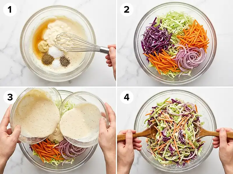 How to Make Creamy Coleslaw