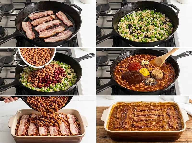 How to Make Southern Baked Beans with Bacon