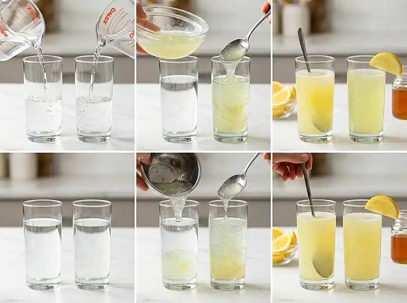 How to Make aloe vera and lemon juice​