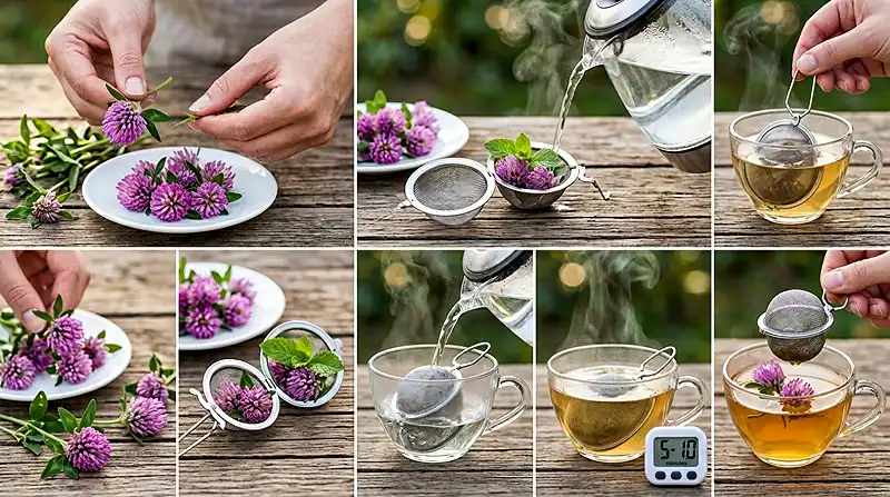 How to Make clover tea recipe