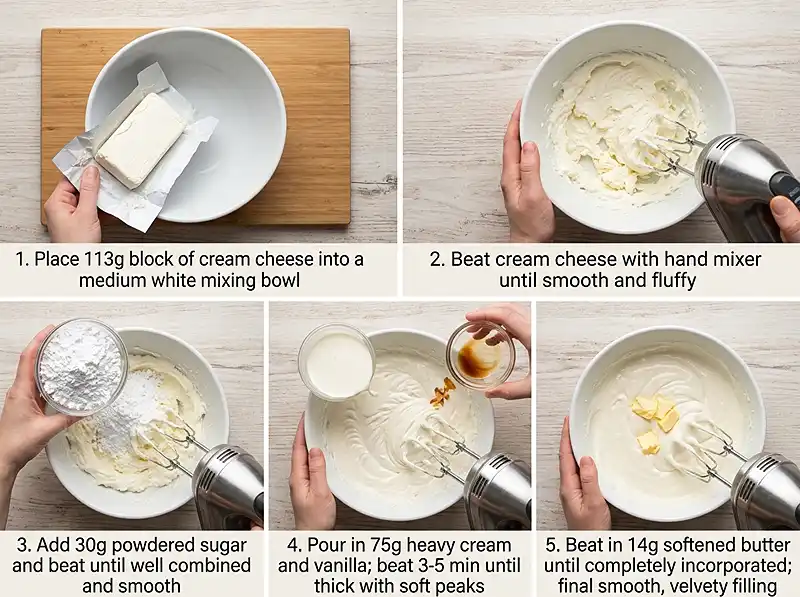 How to Make cream cheese crepe filling recipe