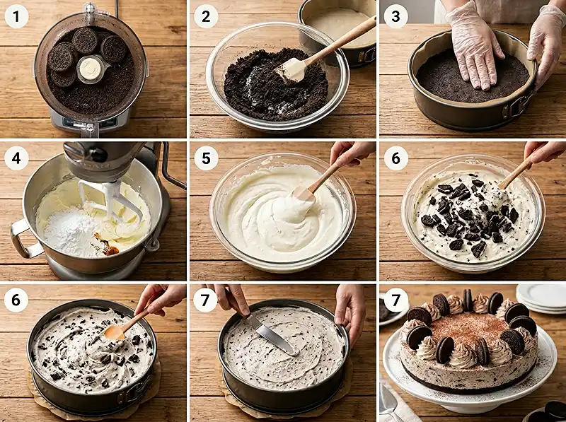 How to Make no bake oreo cheesecake