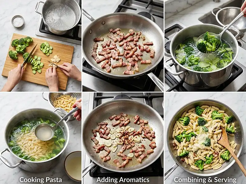 How to Make recipe for cavatelli and broccoli