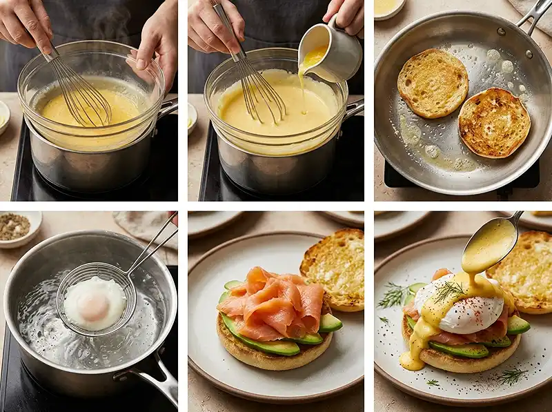 How to Make smoked salmon eggs benedict recipe