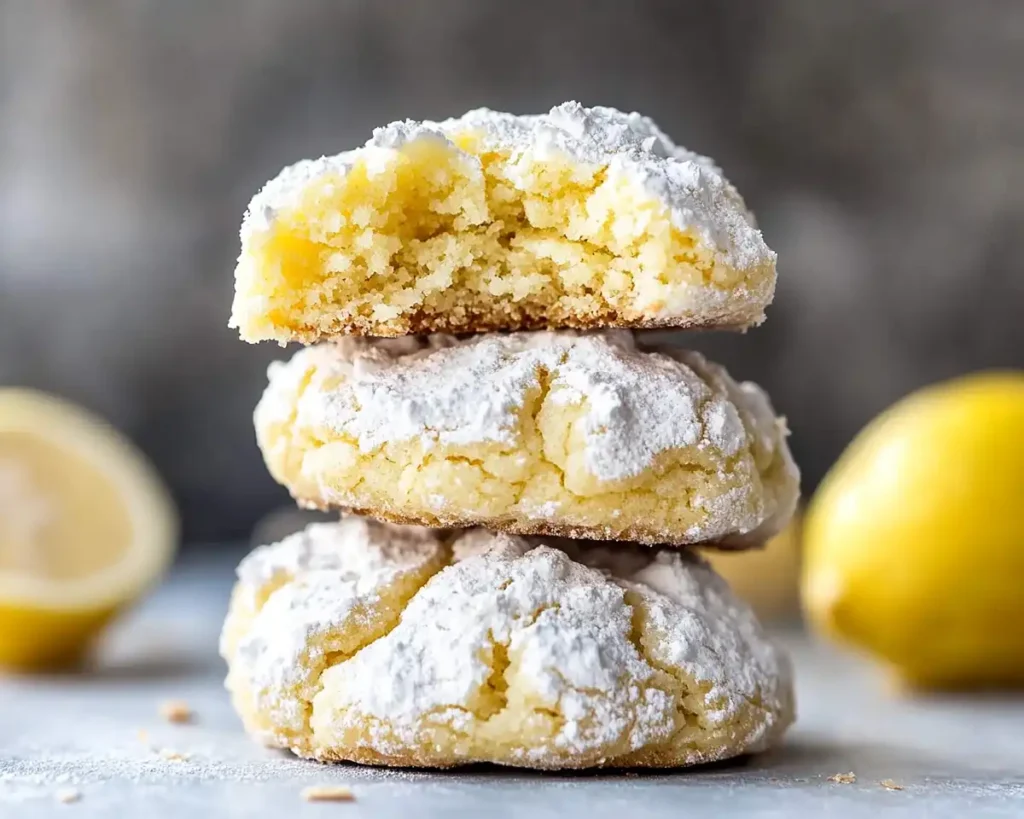 Lemon Crinkle Cookies