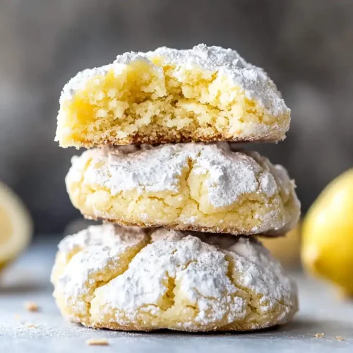 Lemon Crinkle Cookies 2 Lemon Crinkle Cookies