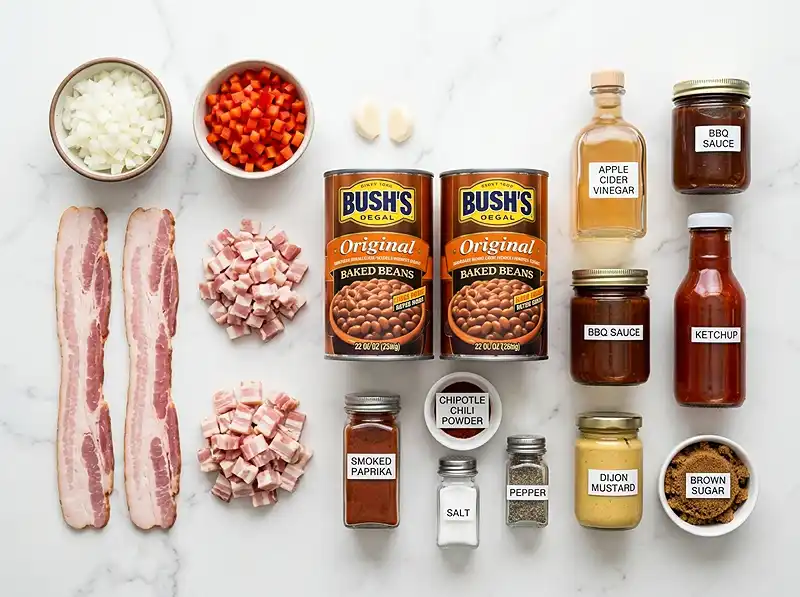 Homemade Baked Beans Recipe 3 baked beans recipe Ingredients