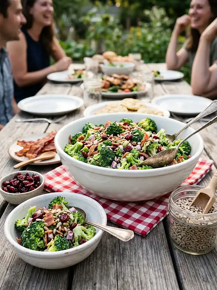 creamy broccoli salad Recipe