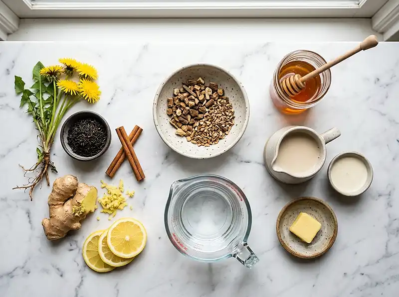 dandelion root tea recipe for weight loss Ingredients