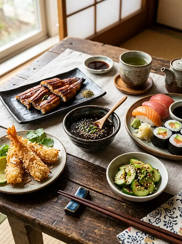 eel sauce​ recipe on table