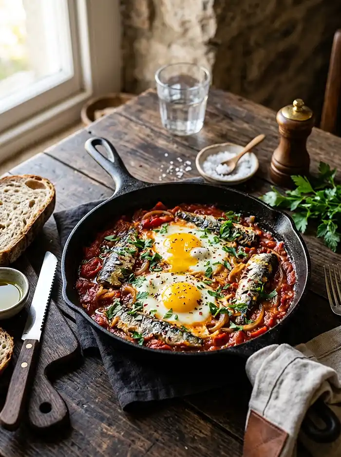 eggs and sardines recipe