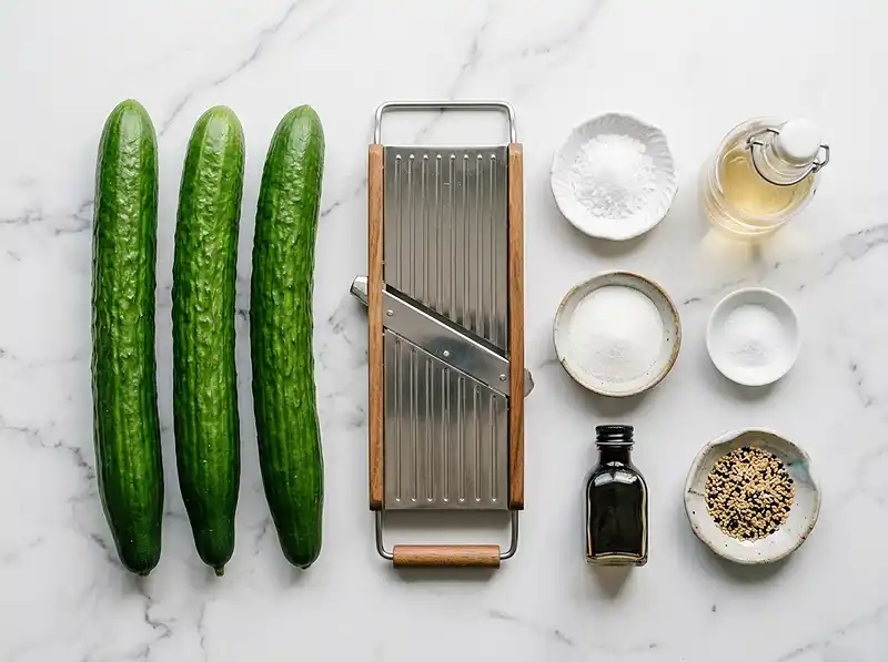 Japanese Cucumber Salad Sunomono Recipe 3 japanese cucumber salad sunomono recipe Ingredients