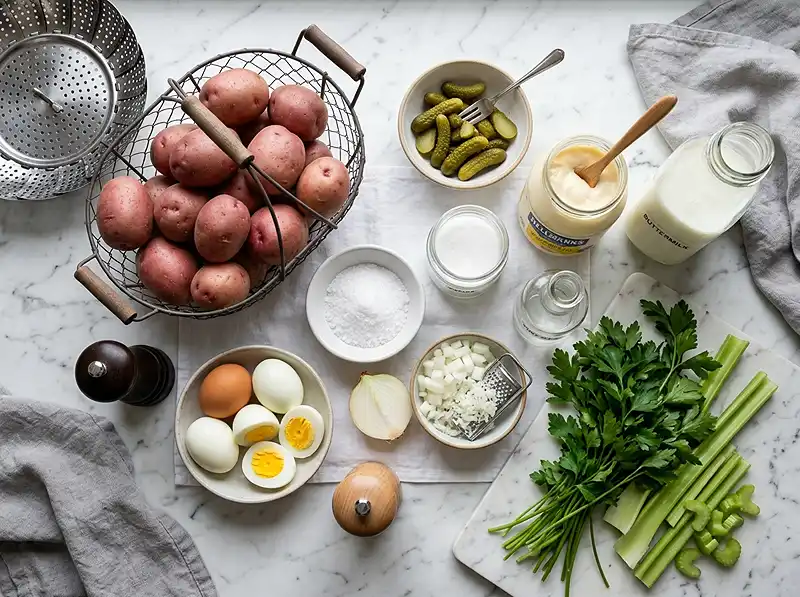 Martha Stewart Potato Salad Recipe 3 martha stewart potato salad recipe Ingredients